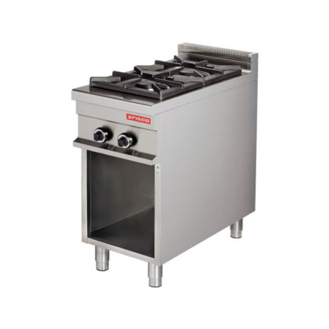 Mașină de gătit, GPL sau gaz, pe suport deschis, 2 arzătoare, Linia 900, Arisco GR911