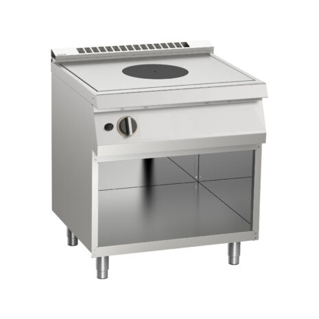 Mașină de gătit cu placă mare radiantă pe gaz și suport deschis, Linia 700, Silko NETG74G