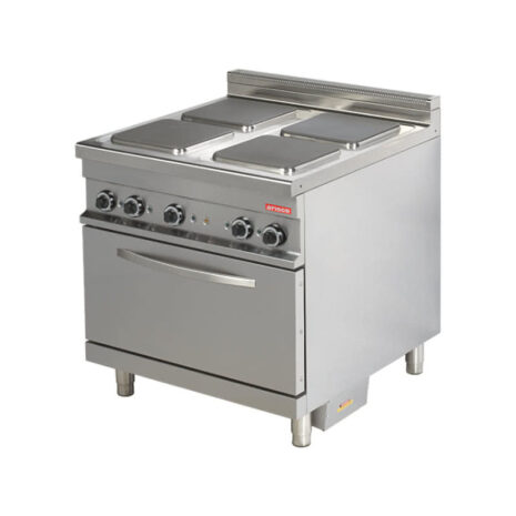 Mașină de gătit electrică pe suport și cuptor electric, 4 arzătoare, Linia 900, Arisco er922