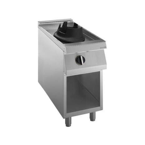 Mașină de gătit wok, pe gaz, pe suport deschis, 1 arzător, Linia 900, Silko NEWK93G110