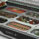 Vitrină frigorifică de banc pentru sushi, 1000mm - Buffet Linia BLOCK 1
