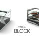 Vitrină frigorifică de banc pentru sushi, 680mm - Buffet Linia BLOCK 2