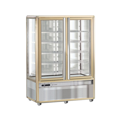 Vitrină verticală refrigerare, 10 rafturi sticla 560x555mm, SNELLE